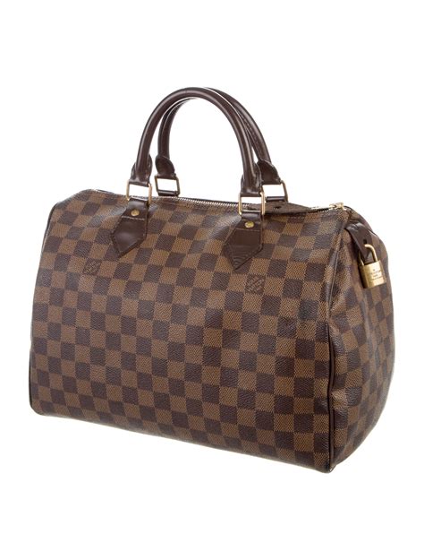 authentic louis vuitton speedy 30 damier ebene|lv speedy 30 for sale.